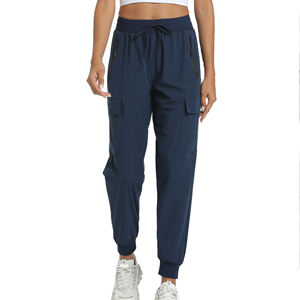 กางเกงคาร์โก้ผู้หญิงที่ใส่ได้ง่ายและมีกระเป๋าพิเศษ-ผลิตเพื่อความสบายสไตล์และการใช้งาน-มีบริการขายส่ง - Product Image 1