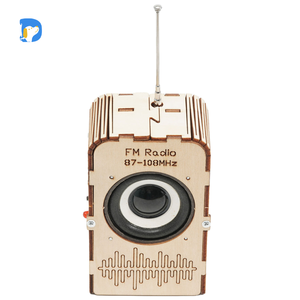 DIY Walkie Talkie Radio Juguete Madera <span class=keywords><strong>STEM</strong></span> Ciencia Educación para 7-9 años - Product Image 3