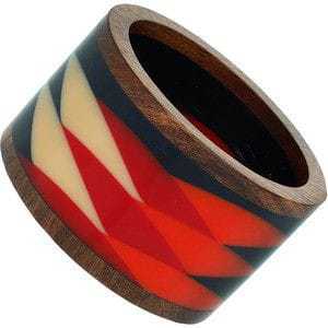 Ensemble de bracelets pour femmes à la mode en bois coupe coeur rond fait à la main cadeau de mode INDIA ART PLACE - Product Image 2