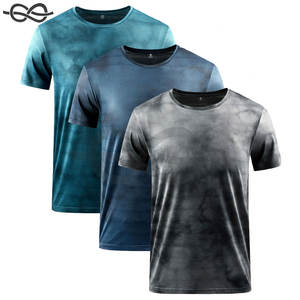 Camiseta ligera de competidor atlético para hombre personalizable transpirable tejido cuello redondo secado rápido alta Impresión de logotipo personalizado - Product Image 1