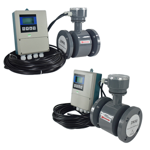 Flowmeter Elektromagnetik Digital Tipe Split 4-20mA untuk Pengolahan Air Limbah, Bidirectional Flange Magnetic Flowmeter - Product Image 1