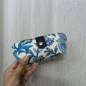 Wholesale Handmade Polyester/Cotton/Metallic Discharge Printed Plain Dyed 80g Fabric Sunglasses Goggles <b>Eyeglasses</b> Cases Pouches - Product Image 1