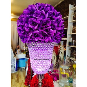 Magnifique Look Crystal Wedding Centerpieces Hurricanes Holder pour les fêtes d'événement de mariage Utilisation de la décoration de table - Product Image 6