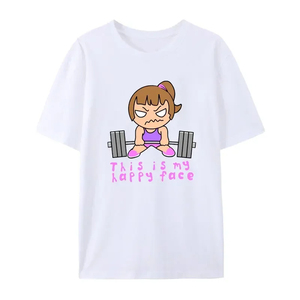 OEM personalizado 100% algodón 300gsm diseño y tamaño verano cuello redondo ajuste regular manga corta serigrafiado gráfico camiseta - Product Image 4