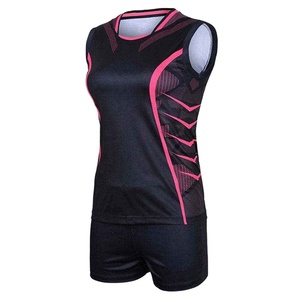 High Quality Customized Logo Unisex Jersey Designs Polyester Spandex Professional Sleeveless Sports Gear Volleyball Uniform - Product Image 1