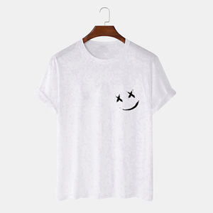 Vente en gros de t-shirts en bambou de haute qualité pour hommes 50% polyester à ion de zinc 50% charbon de bambou t-shirts unis biologiques et écologiques - Product Image 4