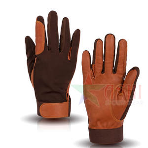 Guantes de Cuero Duraderos para Deportes Ecuestres, Impermeables, Dedos Completos, Unisex, para Entrenamiento de Caballos - Product Image 4