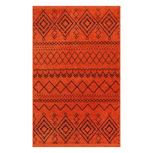 Alfombra lavable a máquina para el hogar Netline RW1801 NARANJA Chenilla suave - Product Image 1
