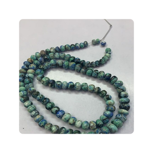 Cuentas de piedras preciosas redondas pulidas lisas de amazonita en forma de moneda para manualidades, curación, joyería y abalorios - Product Image 2