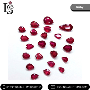 Tốt Nhất Ấn Độ Của Nhà Sản Xuất 6x4-9x11mm Tự Nhiên Màu Đỏ Máu Lê Cắt Ngọc Lục Bảo Vòng Cổ Lỏng Hình Bầu Dục Đá Quý Đồ Trang Sức Đồ Trang Sức Thế Giới - Product Image 2