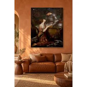 Stampa su tela di Fida Waterhouse Lamia e del Cavaliere Corazzato - Product Image 3