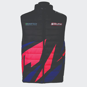 Concevez votre propre broderie personnalisée Pit Crew BMX MTB MOTOCROSS Veste sans manches Softshell Veste sans manches pour hommes - Product Image 6