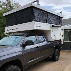 Cabine en fibre de verre pour expéditions, lit plat, 4x4, toit relevable, coque tout-terrain, auvent de benne courte, camping-car à glisser sur camionnette pour pick-up en Australie. - Product Image 1
