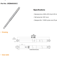 Peredam Kejut Solar Damper GFZM45030CC untuk Pelacak Surya Satu Sumbu dan Sistem Pelacak Surya