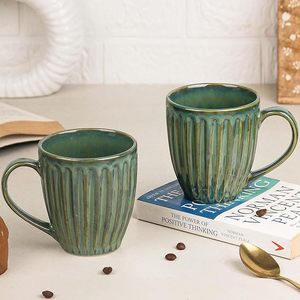 Elegant Eco-Friendly Printed Ceramic <b>Mug</b> with Lid Customizable Capacity Modern Design for Daily Use & Parties WORLD CRAFT IMPEX - Product Image 6