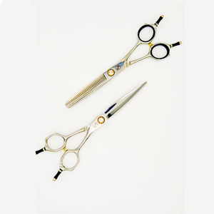 Tijeras de peinado simples usables portátiles personalizadas con anillos de dedo de aceite de pluma MEJOR CALIDAD - Product Image 4
