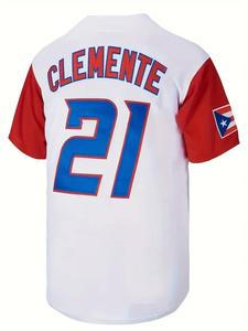 เสื้อเจอร์ซีย์เล่นเบสบอลสำหรับผู้ชายเสื้อผ้าซ้อมกีฬาสไตล์เบสบอลสำหรับโรงงานผู้ผลิตขายส่ง - Product Image 3