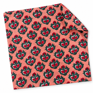 Tela de Algodón Voile Ligera Estampada a Mano Pinksa, Diseño de Hojas Amarillas y Azules, 90 GSM, Hilo 60S60S de Rajastán - Product Image 6