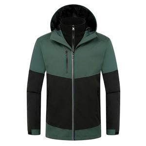 Chaqueta Acolchada con Capucha de Lona para Hombre, Diseño Nuevo, Logotipo Personalizado, Ligera, Impermeable, Transpirable, Talla Grande, con Cierre, para Exteriores - Product Image 4