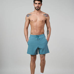 Pantalones cortos deportivos con bolsillos para gimnasio, ropa deportiva de secado rápido de nailon para hombre, 1 pieza, 2025 - Product Image 1