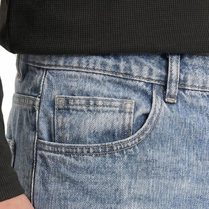 Jeans de travail surdimensionnés pour hommes, pantalons à jambes larges, mode, fournisseur en gros OEM ODM - Product Image 4