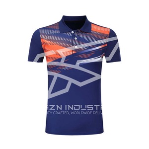 Ensemble d'uniformes de tennis pour hommes Vêtements de sport OEM Vente en gros Logo personnalisé Polyester Séchage rapide Respirant - Product Image 2