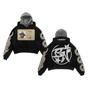 Sudadera con capucha unisex para invierno Casual Estampado térmico Tie-Dye 100% Algodón Fleece XS Tamaño Sudadera con capucha para hombres - Product Image 1