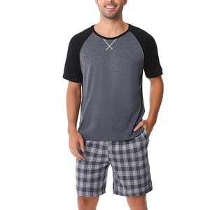 Conjunto de camiseta y pantalones cortos para hombre, trajes de pantalones de manga de verano, ropa de calle informal transpirable, camisas de algodón de estilo callejero para hombre de BD - Product Image 2
