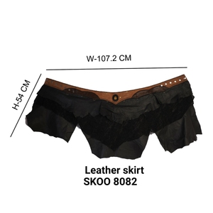 Falda Cruzada de Cuero de Lujo para Mujer, Falda Mini Sexy, Transpirable, Bordada, Nueva Llegada, Ropa de Calle, Oferta, Ropa Casual Natural - Product Image 2