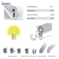 Tira de Luz LED RGB de Silicona Flexible OEM con 270 LED °   Iluminación Decorativa para Exteriores con Ángulo de Luz y Clasificación IP67 para Fachadas de Edificios, Patios y Decoración de Exteriores