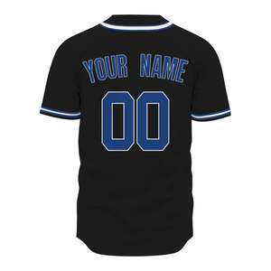 Private label 100% polyester New Design High Quality Quick Dry Baseball Jersey <b>for</b> <b>Sale</b> Wholesale Breathable Baseball jersey - Product Image 3