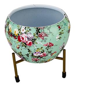 Jardinière de fleurs design en métal martelé fait main Jardinière de fleurs design pour pots décoratifs intérieurs et extérieurs Jardinière - Product Image 5