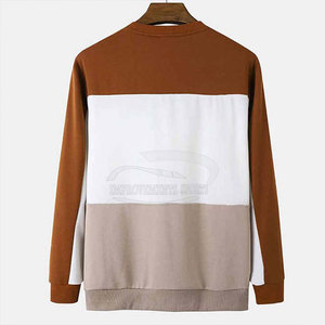 2024 meilleure qualité ample plaine coton sweat pour hommes col rond tenue décontracté fabriqué au Pakistan taille adulte - Product Image 3