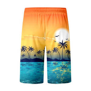 Hip Hop Street Wear Pantalones cortos con estampado de sublimación completa Pantalones cortos deportivos transpirables para hombres Pantalones cortos de secado rápido de talla grande - Product Image 2