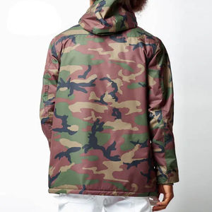 Chaqueta Cortavientos Deportiva Personalizada para Hombre, de Lona, para Actividades al Aire Libre, Impermeable, Térmica, con Cuello Alto y Logotipo Frontal - Product Image 6