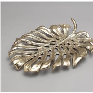 Bandeja de hoja de oro moderna, vajilla de Ramadán para boda, bandeja de comida decorativa, Bandejas para servir - Product Image 2