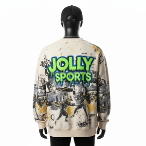 330 GSM coton polaire sweat qualité supérieure doux tissu brossé Style de rue imprimé Logo personnalisé basics sweat - Product Image 2