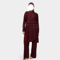 Ensemble de vêtements de sport pour femme, léger, extensible, écologique, respirant, confortable, modeste, vêtements de sport décontractés