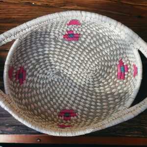 Panier de rangement multifonctionnel fait à la main en herbe de sabaï naturelle écologique Panier de rangement élégant pour la cuisine en osier tissé à la main - Product Image 4