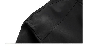 2025 nouveauté Logo personnalisé hommes Polyester/Nylon Baseball Bomber veste col montant avant pour la saison d'hiver Style universitaire - Product Image 3