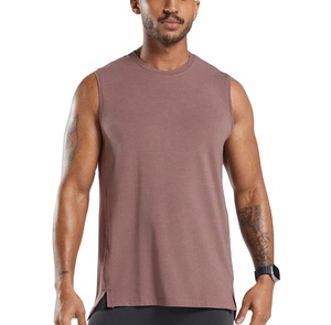 Débardeur de sport pour homme en coton 100% de haute qualité, séchage rapide, écologique, style décontracté pour l'été, fitness, gym, vente en gros, coupe musculaire - Product Image 1
