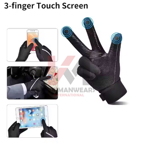 Gants de course et de cyclisme chauds unisexes pour l'hiver, respirants, élégants, gants de sport pour hommes et femmes, qualité supérieure, vente en gros de gants d'hiver - Product Image 3