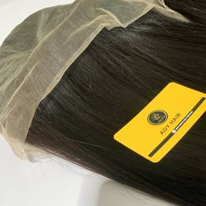 วิกผมด้านหน้าผ้าลูกไม้เนื้อตรงจากกระดูกวิกผมมนุษย์วิกผมด้านหน้าแบบมีลูกไม้ติดหนังกำพร้าวิกผมด้านหน้าแบบ HD มีลูกไม้ทออัจฉริยะจากเวียดนาม - Product Image 5