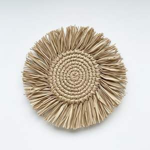 Eco Friendly Raffia <b>Mats</b> Perfect For Living Room Coffee Tables Bedroom Nightstands And Outdoor <b>Patio</b> Furniture Protection - Product Image 6