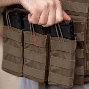 Paintball Sports Mag Pochettes MOLLE Simple Double Triple Pochette Tactique OEM Branding Holster pour Munitions Tactique Sac Accessoires - Product Image 4