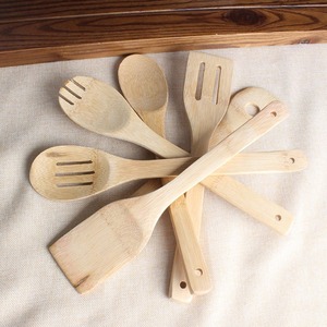 Spatule en bambou biodégradable ensemble de cuisson spatules en bois naturel de la meilleure qualité fournies par une usine de confiance - Product Image 4