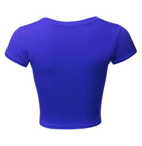 Camiseta corta de algodón de alta calidad para mujer, camiseta estampada para ropa de calle diaria y apariencia informal de verano - Product Image 6