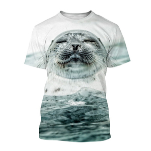 เสื้อยืดคอกลมแขนสั้นสำหรับผู้ชายพิมพ์ลายอนิเมะตลกน่ารักฤดูร้อนเสื้อผ้าแนวสตรีทแฟชั่นแบบสวมหัวขนาดใหญ่ - Product Image 5