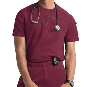 Tenues médicales pour femmes, infirmières et médecins, en tricot imprimé de haute qualité, sur mesure, en élasthanne/polyester, uniformes d'hôpital - Product Image 1