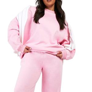 Sweat-shirt pour femme, imprimé noir, col rond, en molleton, streetwear, surdimensionné, broderie personnalisée, respirant, doublé, hiver 2025 - Product Image 1